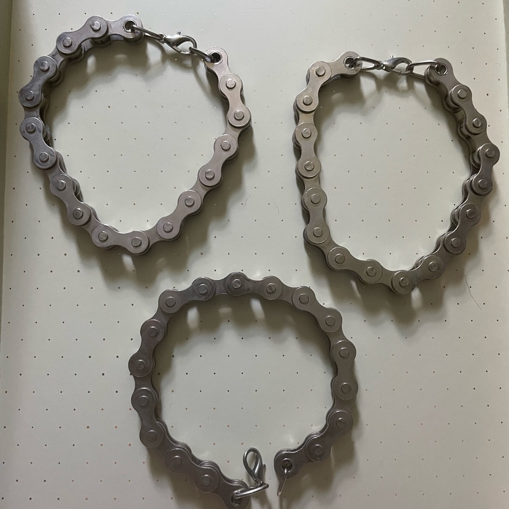 Silver Chain Link Bracelets